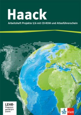 Buch - Der Haack Weltatlas Sekundarstufe 1, Arbeitsheft Projekte 5/6 mit Atlasführerschein und CD-ROM Kinder