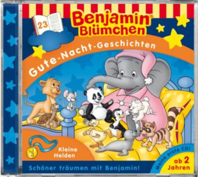 CD Benjamin Blümchen Gute-Nacht-Geschichten 23: Kleine Helden