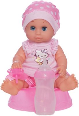 Пупс "Hello Kitty", 20 см, 3 функции, Карапуз