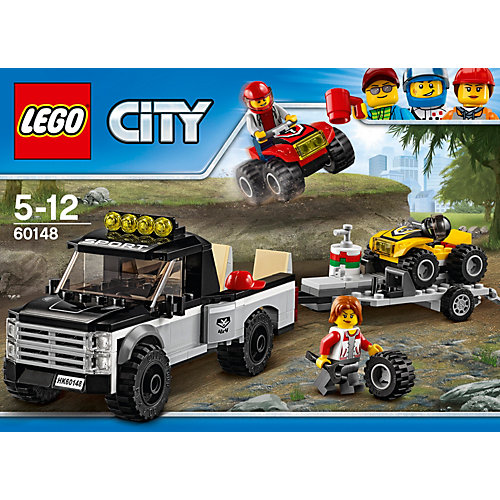 Конструктор LEGO City 60148: Гоночная команда от LEGO
