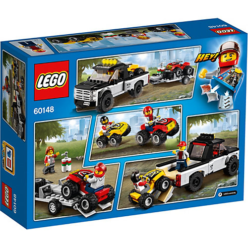 Конструктор LEGO City 60148: Гоночная команда от LEGO
