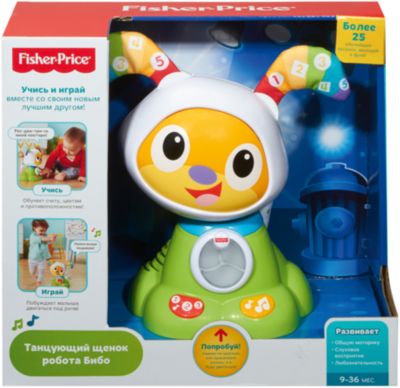 Интерактивная игрушка Fisher-Price Щенок робота Бибо