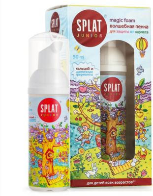 Пенка для полости рта JUNIOR Magic Foam Кальций и Молочные ферменты, Splat