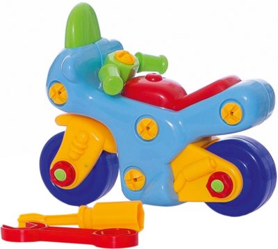 Конструктор Мотоцикл (с отверткой и ключом), KriblyBoo