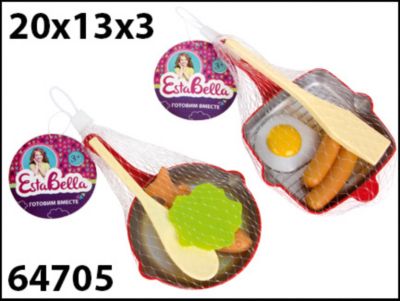 Набор "Сковородка с продуктами и лопаткой" 2, EstaBella