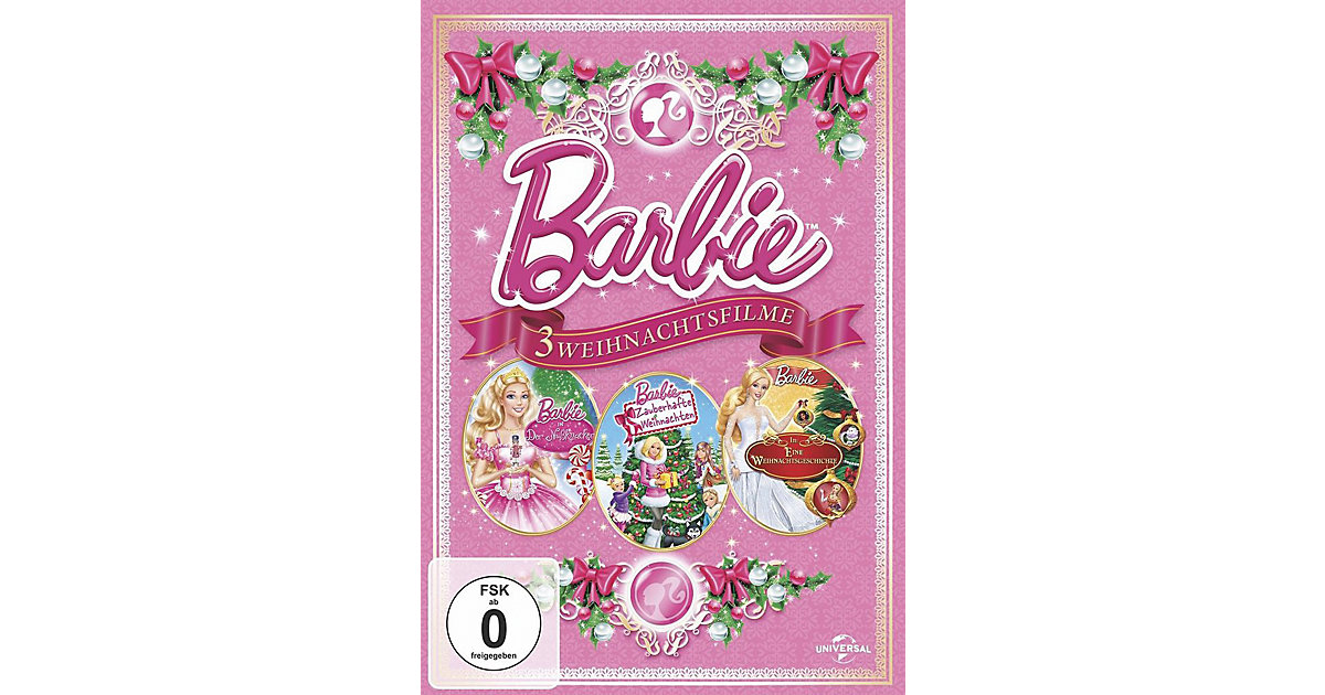 DVD Barbie - 3 Weihnachtsfilme (Weihnachts-Edition - 3 DVDs) Hörbuch