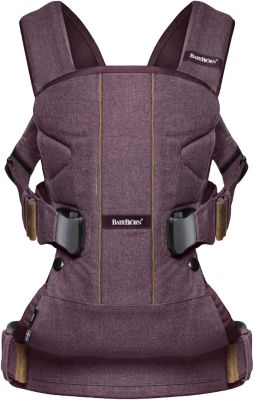 Рюкзак One Soft Cotton Mix Limited edition, BabyBjorn, сливовый