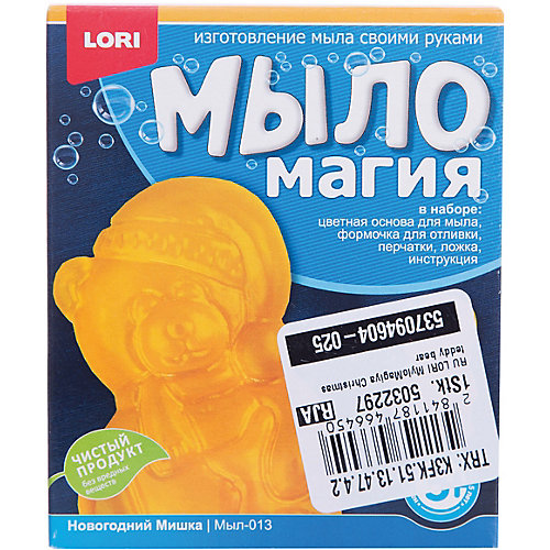 МылоМагия Новогодний мишка от LORI