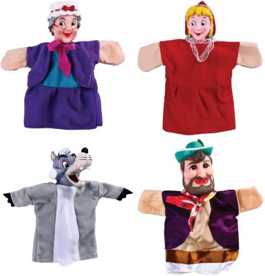 Кукольный театр "Красная шапочка", 4 куклы, Жирафики