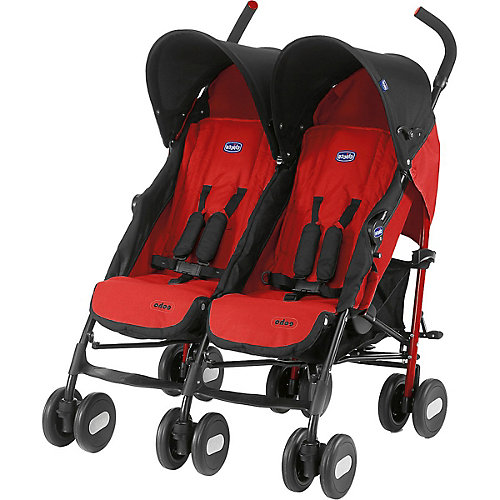 Коляска прогулочная Chicco Echo Twin для близнецов Garnet от CHICCO