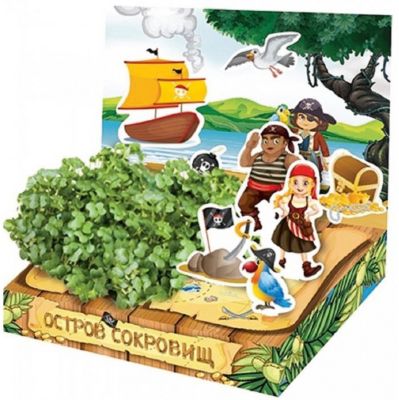 Набор для выращивания "Живая открытка" - Остров сокровищ Happy Plant