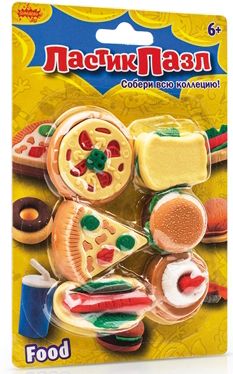 Набор ластиков-пазлов "Закуски" Бумбарам
