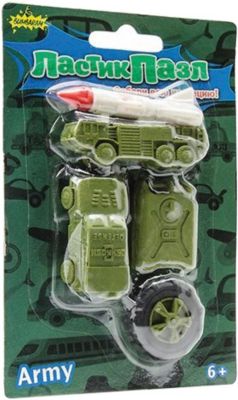 Набор "Ластики-Пазлы" - Военная техника Бумбарам