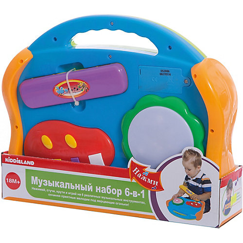 Развивающая игрушка "Музыкальные инструменты" 6 в 1, Kiddieland от Kiddieland