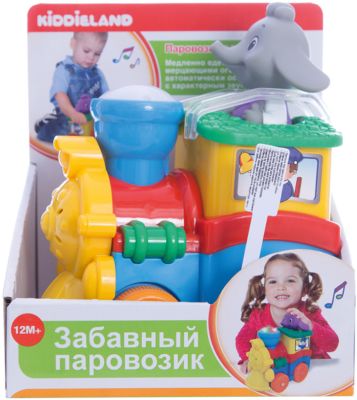 Развивающая игрушка "Паровозик со слоненком", Kiddieland
