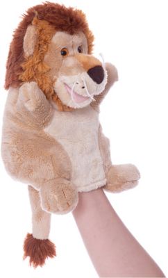 Мягкая игрушка на руку Лев, 25 см, Trudi