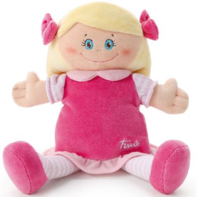 Мягкая кукла в малиновом платье, 24 см, Trudi