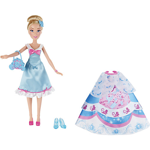 Кукла Disney Princess Золушка в платье со сменными юбками, 28 см от Hasbro