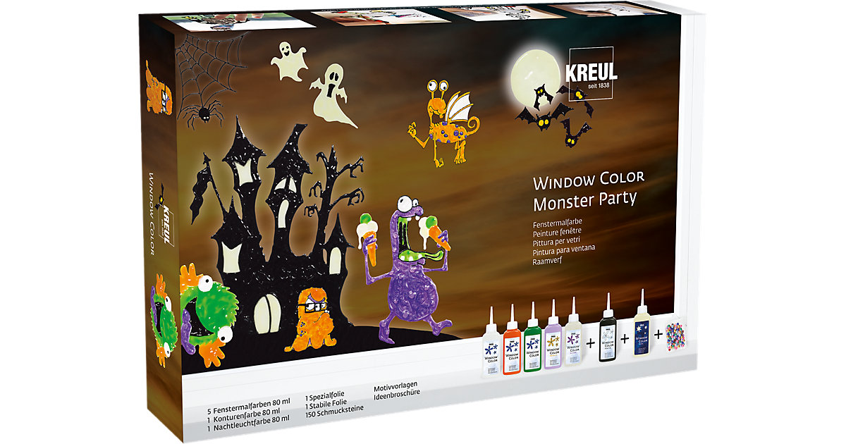 Window Color Monster Party Set