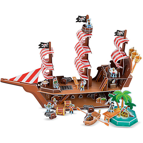 3D пазл "Пиратский корабль", Melissa & Doug от Melissa & Doug
