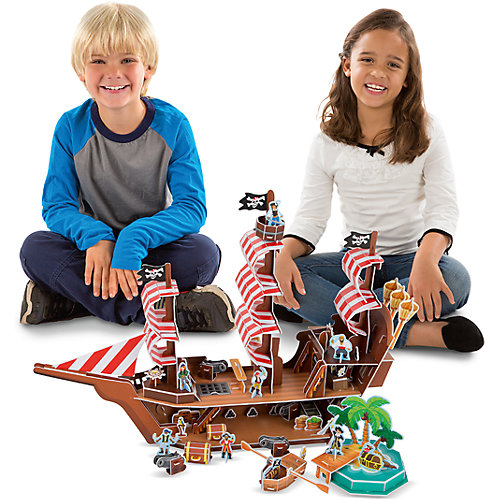 3D пазл "Пиратский корабль", Melissa & Doug от Melissa & Doug