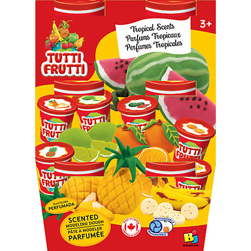 Набор массы для лепки "Тропический" (6х128G) от Tutti Frutti