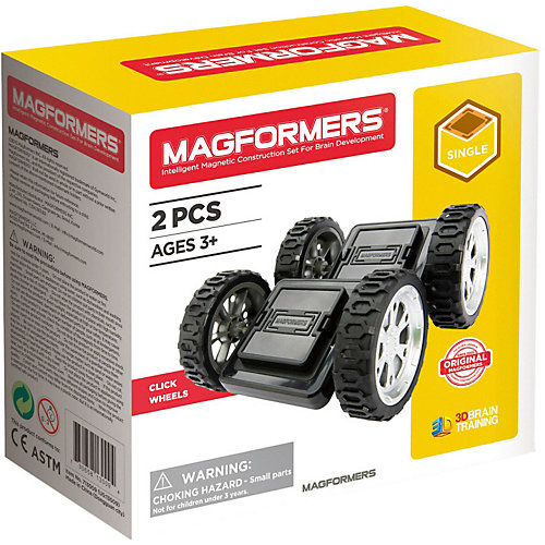 Колеса для конструктора MAGFORMERS Click Wheels от MAGFORMERS
