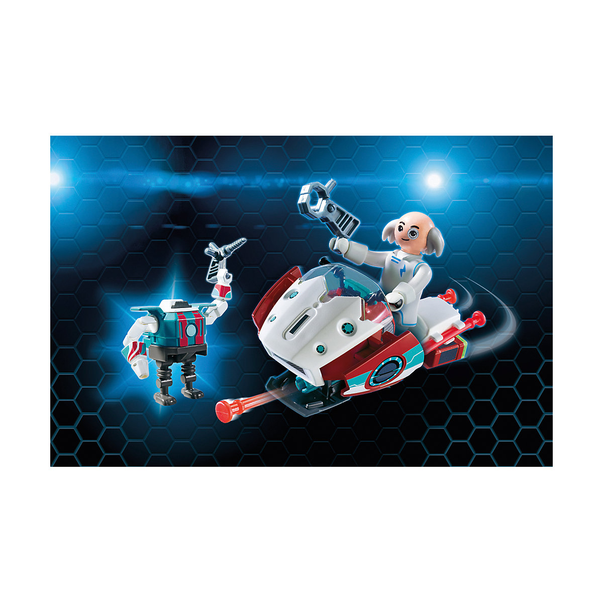 PLAYMOBIL® 9003 Skyjet mit Dr X & Roboter