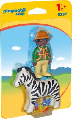 PLAYMOBIL 9257 Ranger mit Zebra