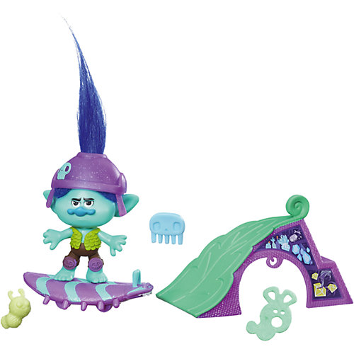Игровой набор Тролли "Бранч со скейтом" от Hasbro