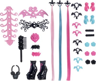 Стильные прически Дракулауры, Monster High