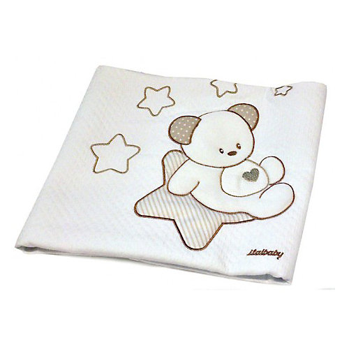Покрывало Sweet Star 65х80 пике, Italbaby, крем от Italbaby