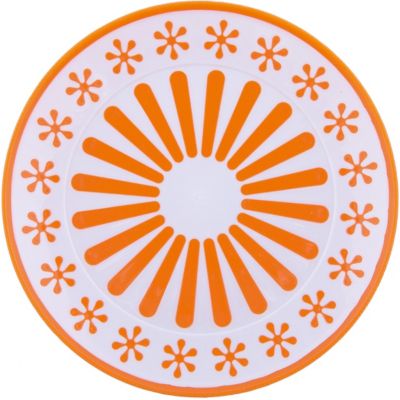 Тарелка "Валенсия", Alternativa, оранжевый-белый