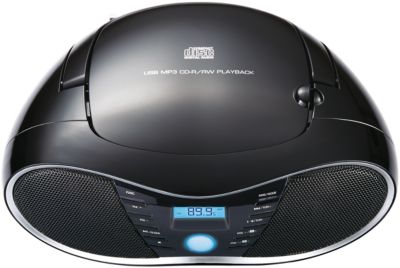 CDPlayer mit USB + Radio CD58, schwarz, bigben myToys