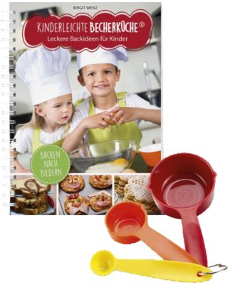 Buch - Kinderleichte Becherkche: Leckere Backideen Kinder, mit Messbecher-Set 3-tlg. Kinder