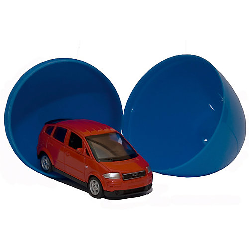 Модель машины 1:60 "Яйцо-сюрприз", синяя, Welly от Welly