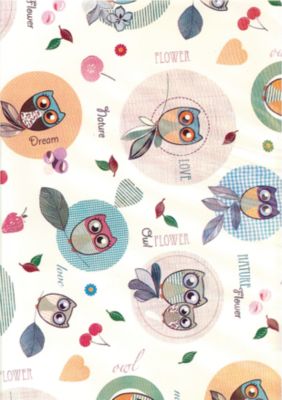 Клеёнка-наматрасник с ПВХ покрытием, Roxy-Kids, совы