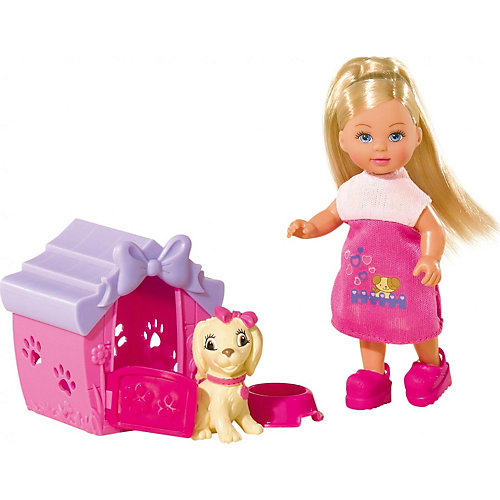 Кукла "Еви с собачкой в домике", 12 см, Simba от Simba