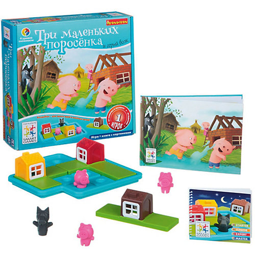 Логическая игра " Три маленьких поросёнка", Bondibon от Bondibon