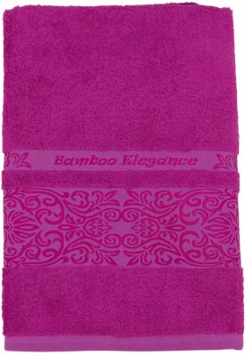 Полотенце BAMBOO ELEGANCE махровое 70*140, TAC, темно-сиреневый