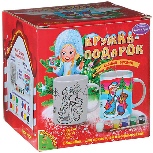 Набор для росписи кружки "Снегурочка", Bondibon от Bondibon