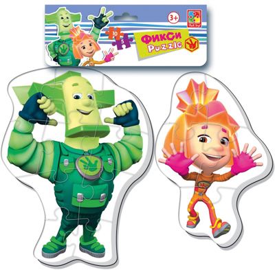 Мягкие макси-пазлы "Фиксики", Vladi Toys