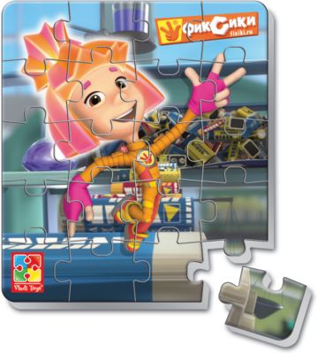 Мягкие магнитные пазлы в стакане "Симка", Фиксики, Vladi Toys