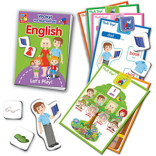 Уроки на магнитах English "Семья", Vladi Toys от Vladi Toys