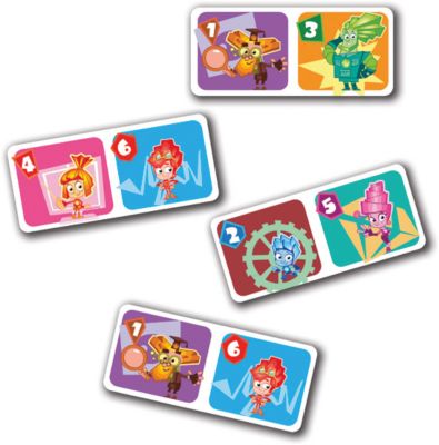 Настольная игра "Домино", Фиксики, Vladi Toys