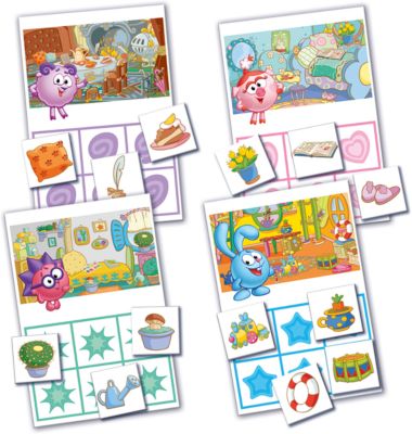 Настольная игра "Лото", Смешарики, Vladi Toys