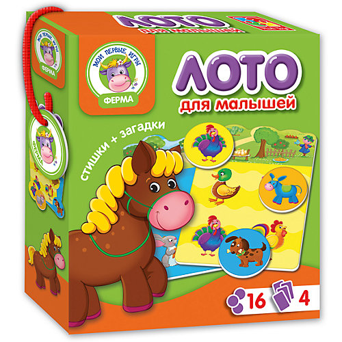 Настольная игра Ферма "Лото" , Vladi Toys от Vladi Toys