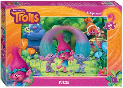 Пазл "Тролли", 260 деталей, Step Puzzle
