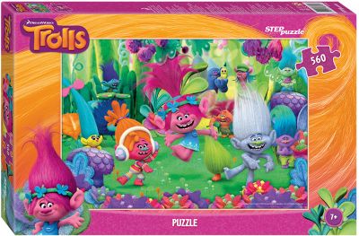 Пазл "Тролли", 560 деталей, Step Puzzle