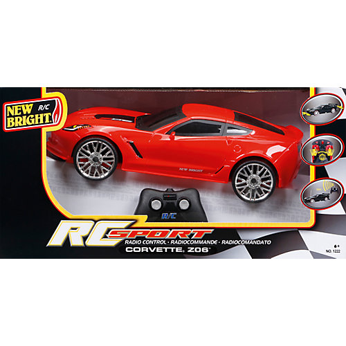 Машина на р/у Corvette Z06, красная от New Bright